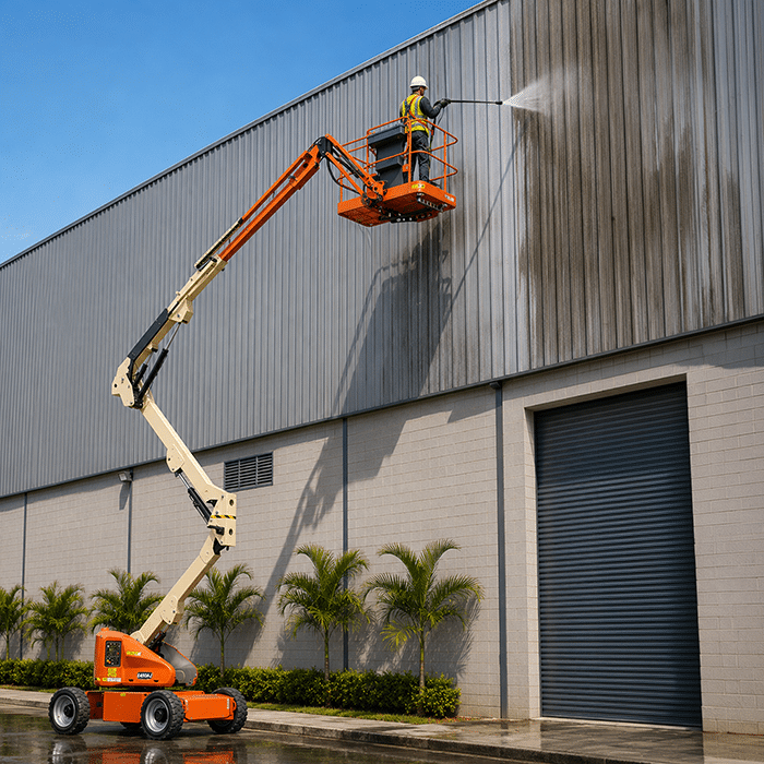 jlg e450aj limpeza